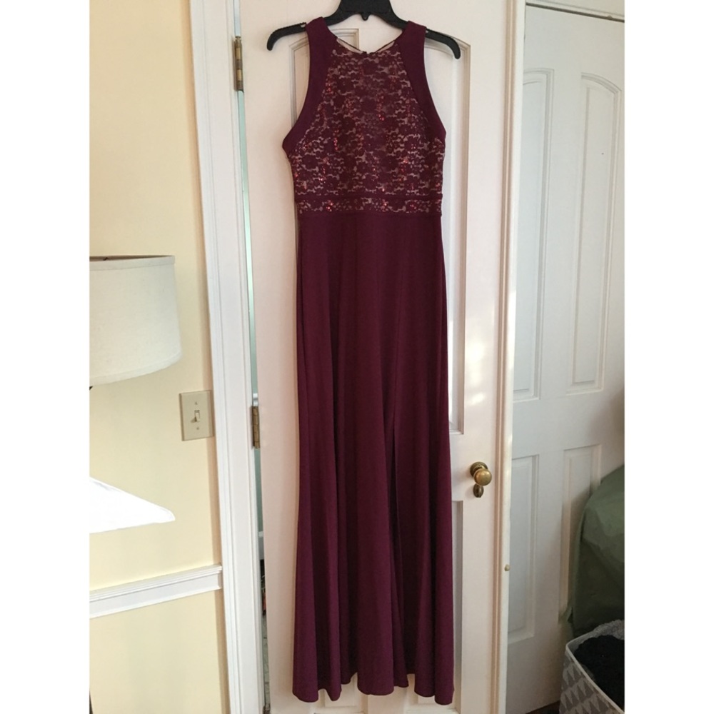 Maroon Nightway gown